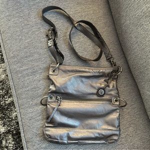Silver Leather Pocketbook